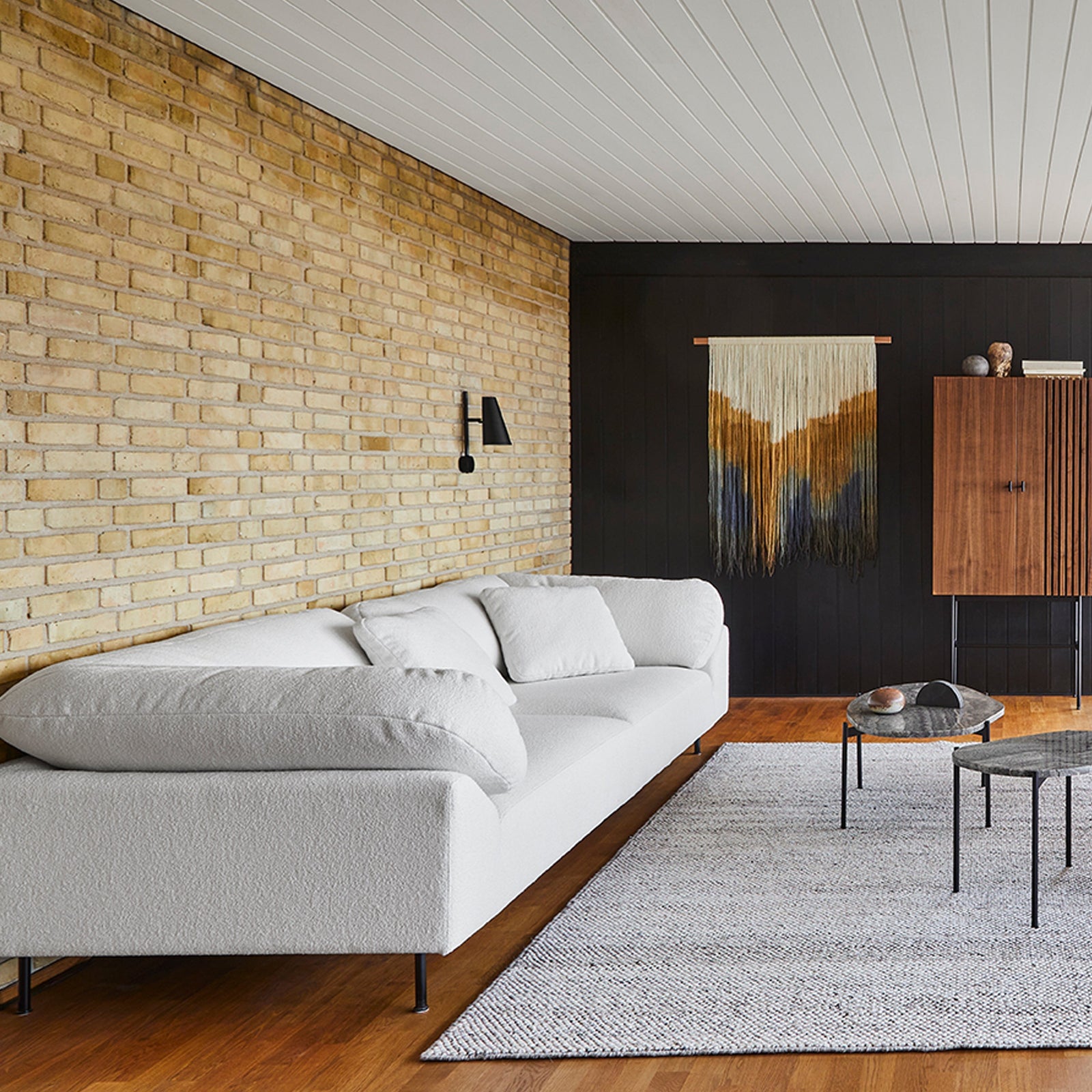 Collar 3 Seater Sofa Sofas Woud 