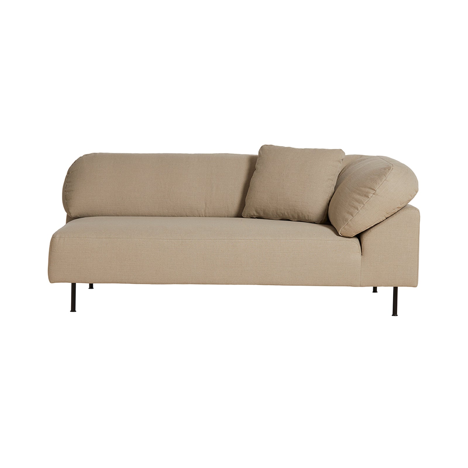 Collar Open End Sofa