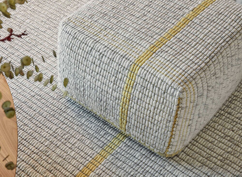 Reversible Pouf Rug Gan 