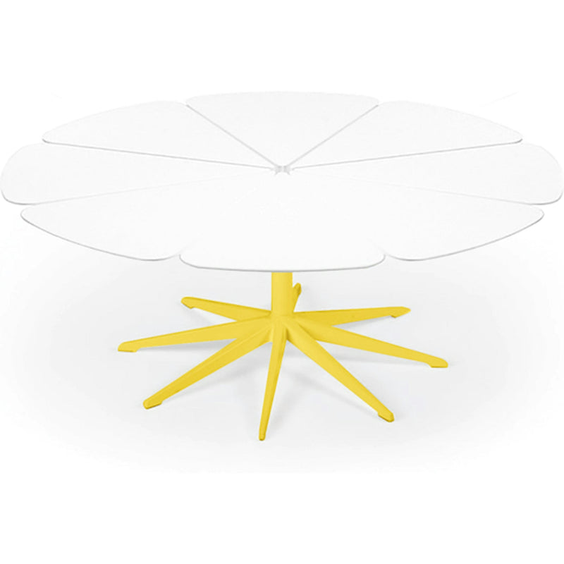 Richard Schultz Petal Coffee Table Coffee Tables Knoll White Petals Yellow 