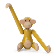 Kay Bojesen Monkey, Mini, Painted Beech (Vintage Yellow), view 2