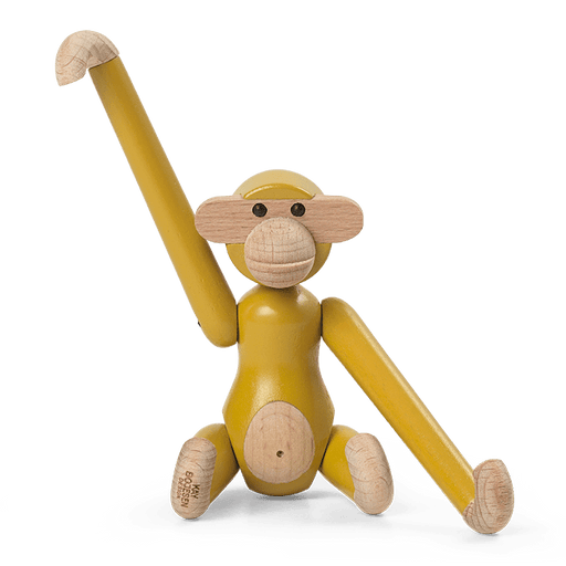 Kay Bojesen Monkey, Mini, Painted Beech (Vintage Yellow), view 2