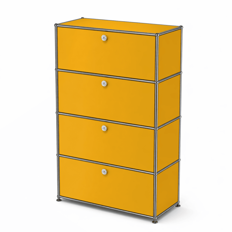 USM Haller Shelving S118A storage USM Golden Yellow 