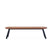 You and Me Bench Benches RS Barcelona 112.2 in Iroko Black 