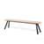 You And Me Bench - Indoor Benches RS Barcelona 47 in Oak Black 