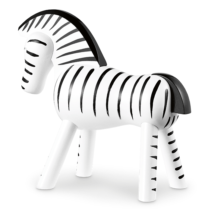 Kay Bojesen Zebra, Black/White, view 3