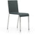 .03 Stacking Chair Side/Dining Vitra dark grey chrome + $25.00 glides for carpet