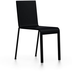 .03 Stacking Chair Side/Dining Vitra basic dark powder-coated black glides for carpet