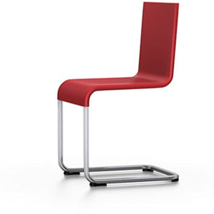.05 Chair Side/Dining Vitra Bright Red Glides for carpet 