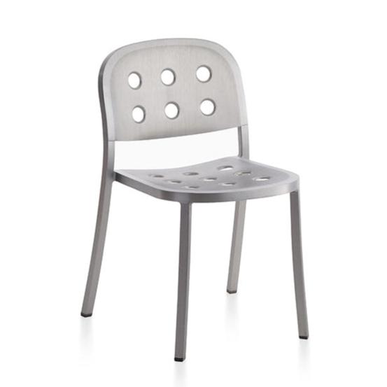 1 Inch Aluminum Stacking Chair Side/Dining Emeco 