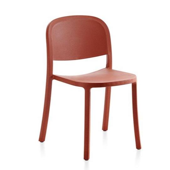 Emeco 1 Inch Reclaimed Stacking Chair Chairs Emeco Orange 