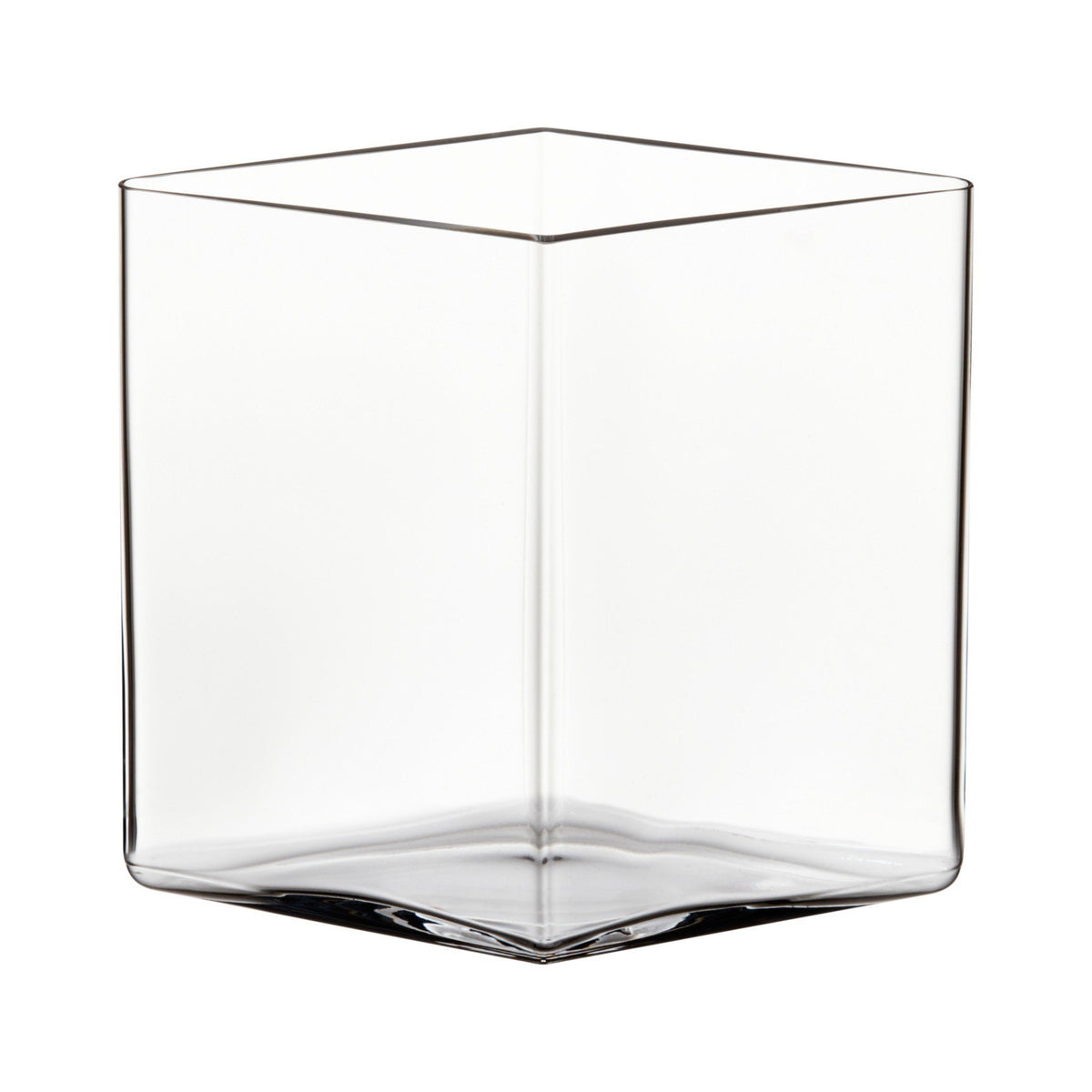 Ruutu Vase Vases iittala 8.25&quot; X 7.25&quot; CLEAR 