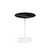 Saarinen Side Table - 16" Round side/end table Knoll White Black Andes, Granite 