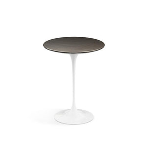 Saarinen Side Table - 16" Round side/end table Knoll White Slate, Natural 