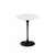 Saarinen Side Table - 16" Round side/end table Knoll Black White Laminate 