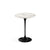 Saarinen Side Table - 16" Round side/end table Knoll Black Calacatta marble, Shiny finish 