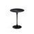 Saarinen Side Table - 16" Round side/end table Knoll Black Nero Marquina marble, Shiny finish 