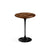 Saarinen Side Table - 16" Round side/end table Knoll Black Espresso marble, Satin finish 