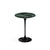 Saarinen Side Table - 16" Round side/end table Knoll Black Verde Alpi marble, Shiny finish 