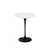 Saarinen Side Table - 16" Round side/end table Knoll Black Vetro Bianco 