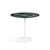 Saarinen Side Table - 22” Oval side/end table Knoll White Verde Alpi marble, Shiny finish 