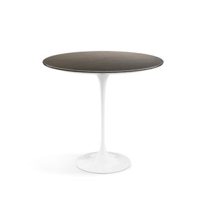 Saarinen Side Table - 22” Oval side/end table Knoll White Slate, Natural 
