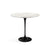 Saarinen Side Table - 22” Oval side/end table Knoll Black Calacatta, Natural 