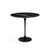 Saarinen Side Table - 22” Oval side/end table Knoll Black Black Andes, Granite 