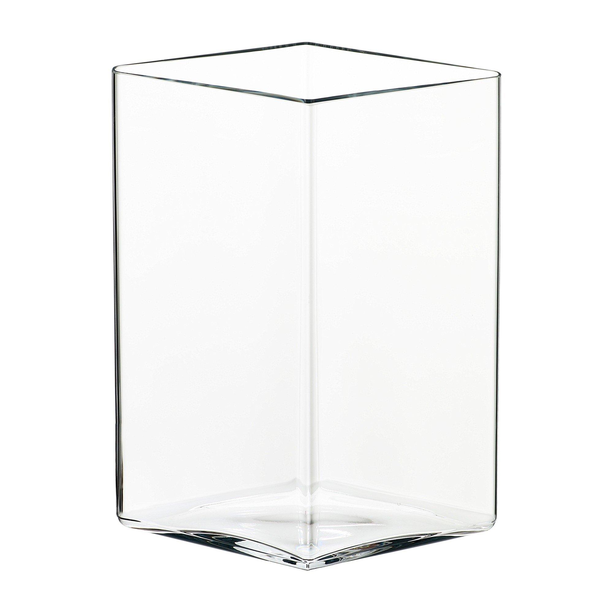 Ruutu Vase Vases iittala 8.25" X 10.75" CLEAR 