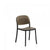 Emeco 1 Inch Stacking Chair Chairs Emeco Dark Powder Coated Aluminum Walnut 