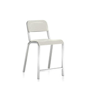 1951 Counter Stool By Emeco bar seating Emeco Recycled PET - Stockholm White 