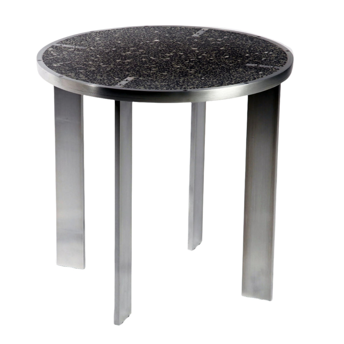 Hatch Side Table side/end table Jesse Brody Design Studios 15.5&quot; tall Black/Grey 