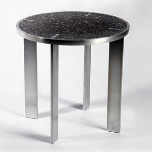 Hatch Side Table side/end table Jesse Brody Design Studios 15.5" tall Black/Grey 