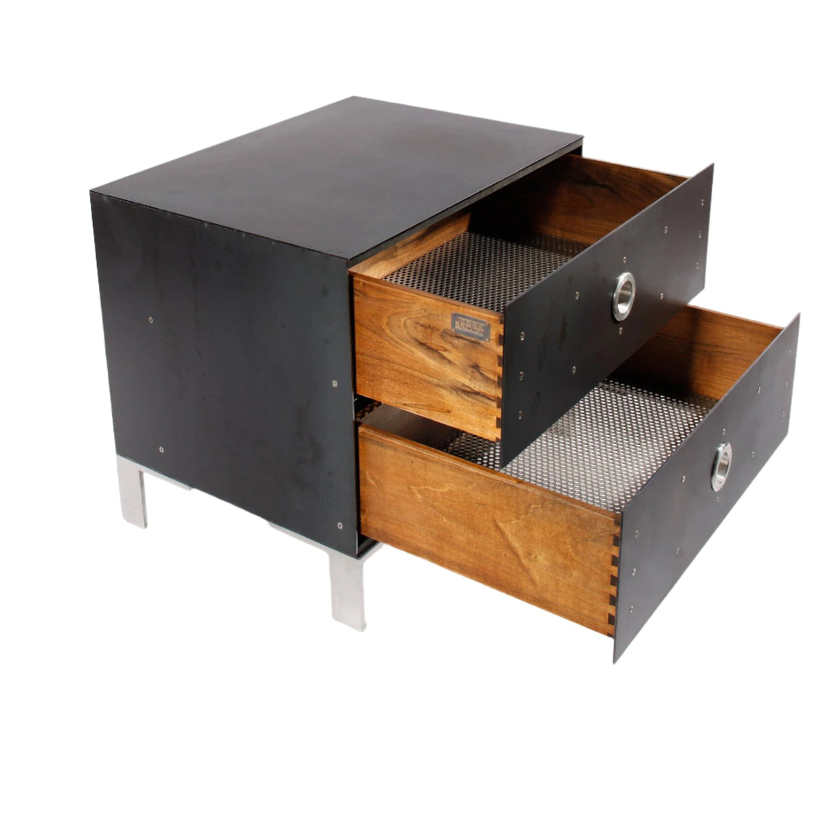 Fleet Night Stand - Hot-Rolled side/end table Jesse Brody Design Studios 