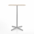 Emeco 2 Inch X Base Bar Table - Square bar seating Emeco 30" / 76cm Silver Powder Coated Ash