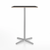 Emeco 2 Inch X Base Bar Table - Square bar seating Emeco 30" / 76cm Silver Powder Coated Black Laminate Plywood