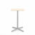 Emeco 2 Inch X Base Counter Table - Square bar seating Emeco 24" / 60cm Silver Powder Coated Accoya (Outdoor Approved)