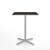 Emeco 2 Inch X Base Counter Table - Square bar seating Emeco 30" / 76cm Silver Powder Coated Black Laminate Plywood