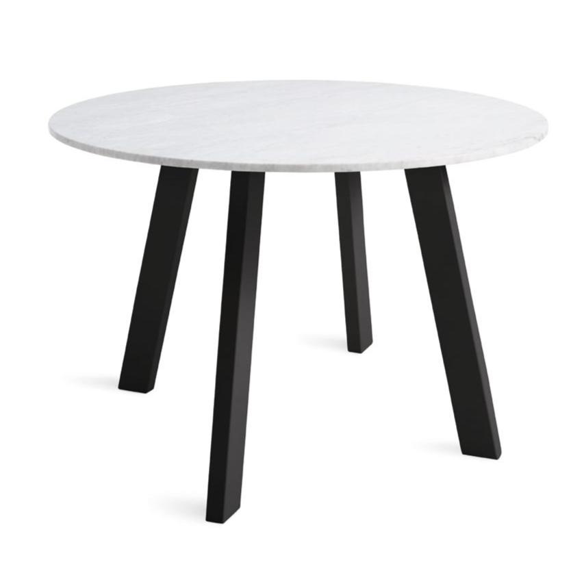 42 Inch Right Round Marble Dining Table Dining Tables BluDot 42&quot; Black 