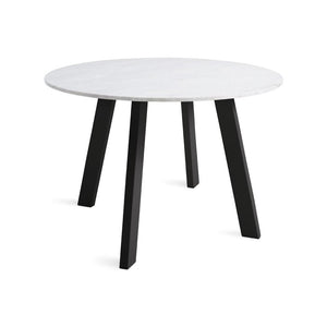 42 Inch Right Round Marble Dining Table Dining Tables BluDot 42" Black 