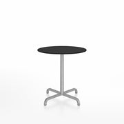 20-06 Round Cafe Table bar height tables Emeco 30” Black HPL 