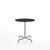 20-06 Round Cafe Table bar height tables Emeco 30” Black HPL 