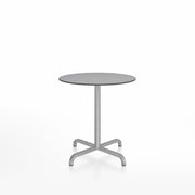 20-06 Round Cafe Table bar height tables Emeco 30” Gray HPL 
