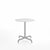 20-06 Round Cafe Table bar height tables Emeco 30” White HPL 