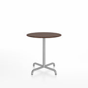 20-06 Round Cafe Table bar height tables Emeco 30” Walnut Wood 