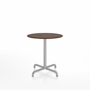 20-06 Round Cafe Table bar height tables Emeco 30” Walnut Wood 