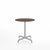 20-06 Round Cafe Table bar height tables Emeco 30” Walnut Wood 