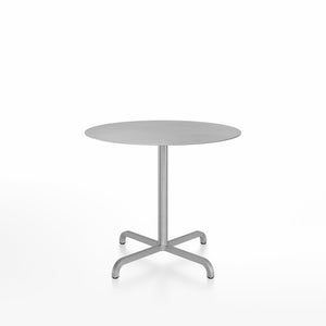 20-06 Round Cafe Table bar height tables Emeco 36” Brushed Aluminum 