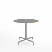 20-06 Round Cafe Table bar height tables Emeco 36” Gray Laminate Plywood 