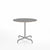 20-06 Round Cafe Table bar height tables Emeco 36” Gray Laminate Plywood 